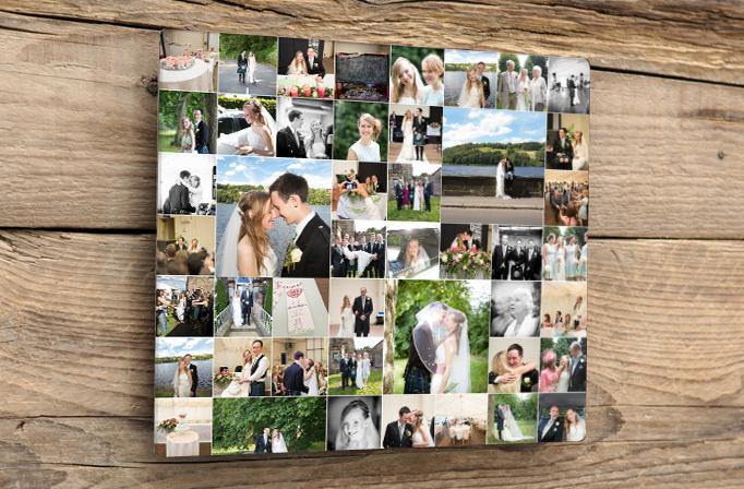 1 Wedding + upto 100 images + 5 Framing Options = a Bespoke Wedding Montage. #oneweddingonepicture #weddingartwork