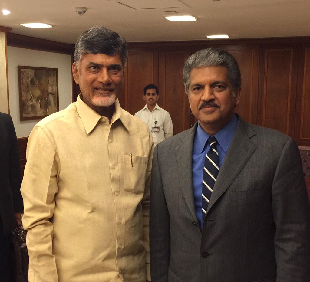 anandmahindra's tweet image. Chandrababu Naidu is as energetic&amp;amp;optimistic as ever.After a meeting with him, you walk with a spring in your step