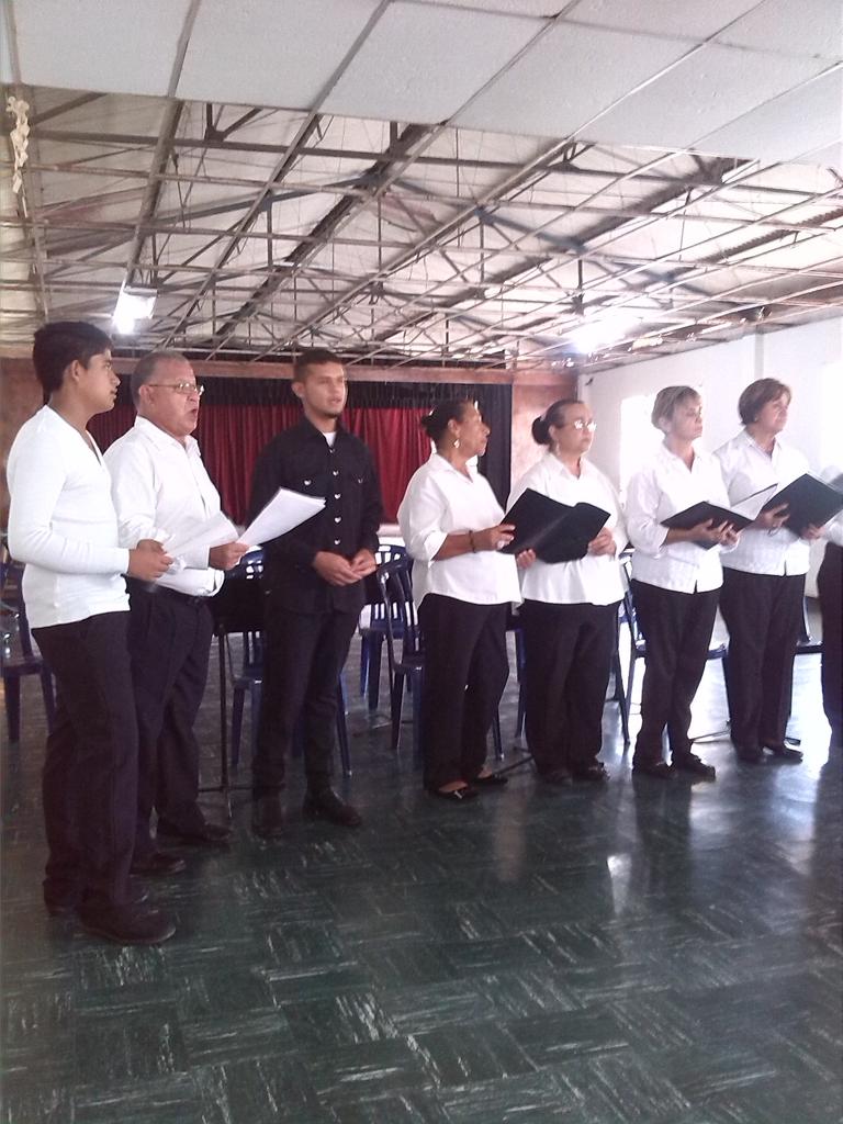 Coral de Padres y Representantes Nucleo Escuque Presente en Aniversario del Sistema. 25/02/2015. elsistemacumple40