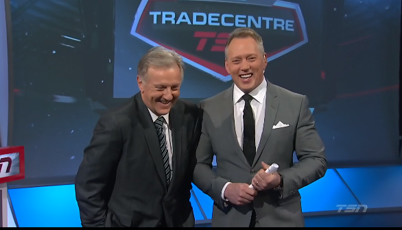 TSNHockey's tweet photo. Ron Wilson joined #TradeCentre earlier and said he 'hates' the @MapleLeafs! Watch video here: http://t.co/58xlTfHHBr http://t.co/bsD5YqqsSO