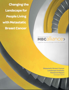 musamayer's tweet photo. Read the Metastatic Breast Cancer Alliance report http://t.co/kqRIs0XXGI  #BCKills #dontignorestageiv #MetsMonday http://t.co/CmtMPiEQSp