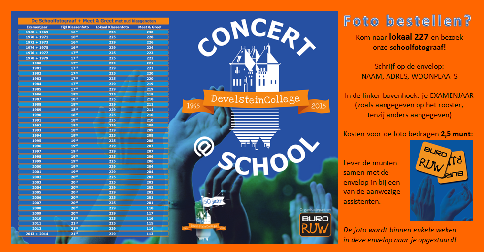 Wie wil nu niet zijn eigen #klassenfoto anno 2015?! Ook tijdens #DC50 is de #schoolfotograaf aanwezig!