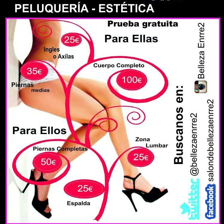 bellezaenrre2's tweet photo. SORTEAMOS 1 SESION DE FOTODEPILACION EN INGLES Y AXILA.
PARTICIPA
1 SIGUENOS
2 RT
3 FAVORITO
HASTA EL 31 DE MARZO http://t.co/kEjwdUTfVN