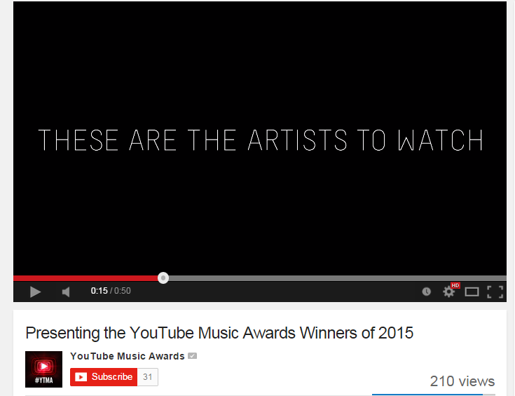 BaddestFemaleCL's tweet photo. Presenting the YouTube Music Awards Winners of 2015 - #2NE1 &amp; #GDYB makes the list https://t.co/LbGG70PBuN http://t.co/6HLdkDYzqQ