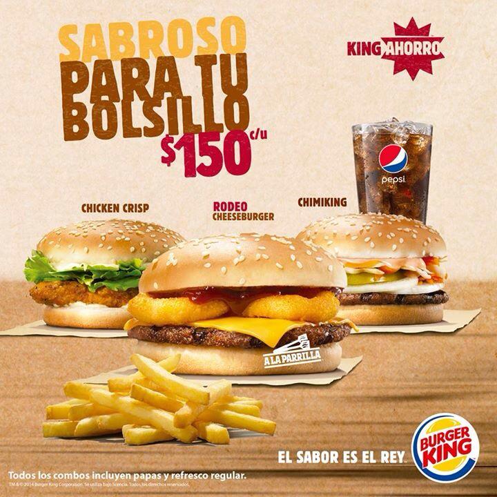 Burger King RD on Twitter "¡Disfrutas, compartes y cuidas tu bolsillo