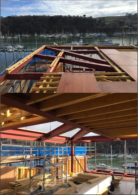 TimberFrameLtd's tweet image. Penthouse in #Dartmouth with steel cantilevering roof by WESTRUCTURE @TimberFrameLtd timber &amp;amp; steel construction.