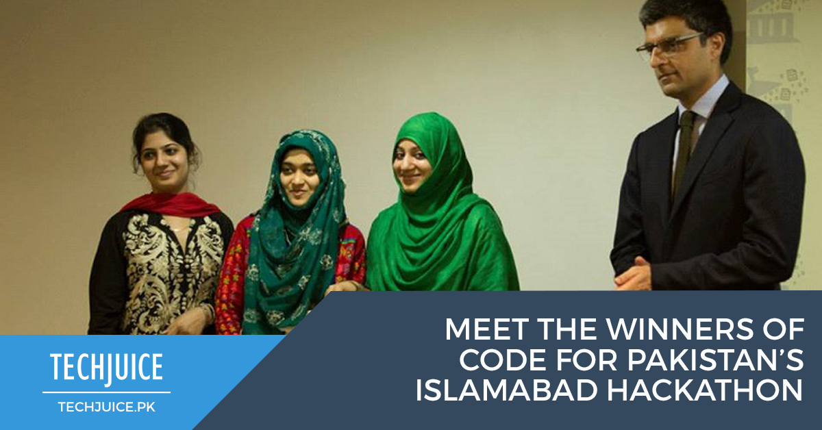 docmtahmad's tweet photo. From last week: Meet the winners of @CodeforPakistan’s Islamabad Hackathon #HackISB http://t.co/K8cJR5GvzP http://t.co/9qufC3zxvp”