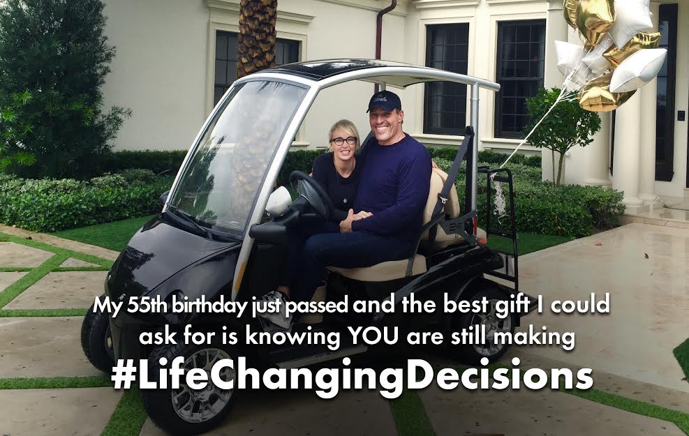 TonyRobbins's tweet photo. Think back to a day you made a decision that changed EVERYTHING. What was it? #LifeChangingDecisions. http://t.co/tvAbavCdlk