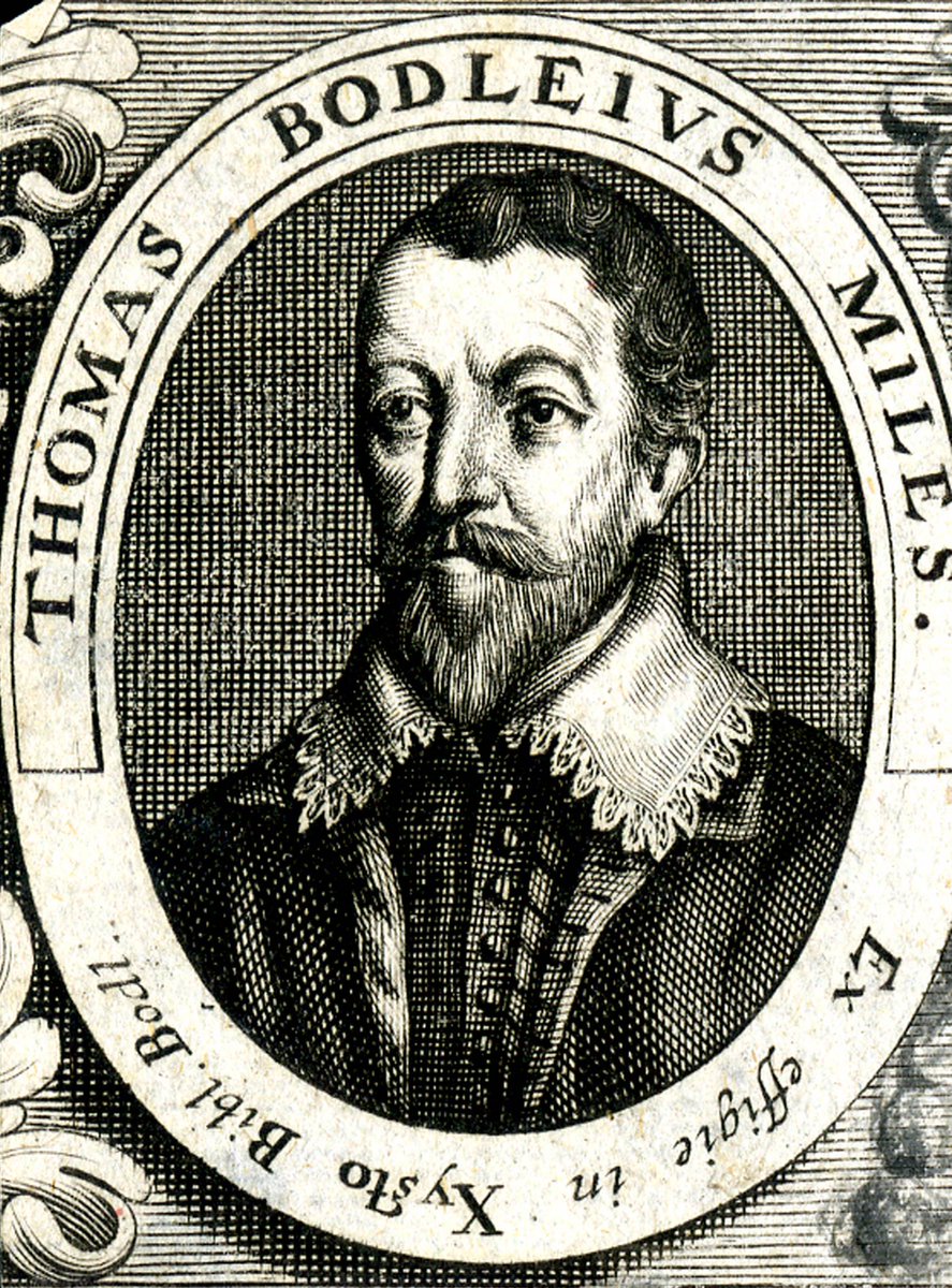 britishmuseum's tweet photo. Sir Thomas Bodley, founder of @bodleianlibs in Oxford, was born #onthisday in 1545 http://t.co/2jGINyFNAB http://t.co/SD5QSAhPL2