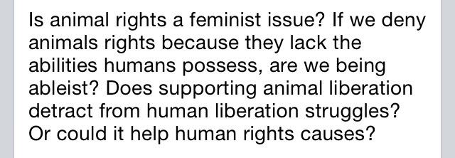 Justice for All? Race, Class, Gender, Disability, &amp; Animal Liberation

TONIGHT 6:30 #Chicago

facebook.com/events/7845930…