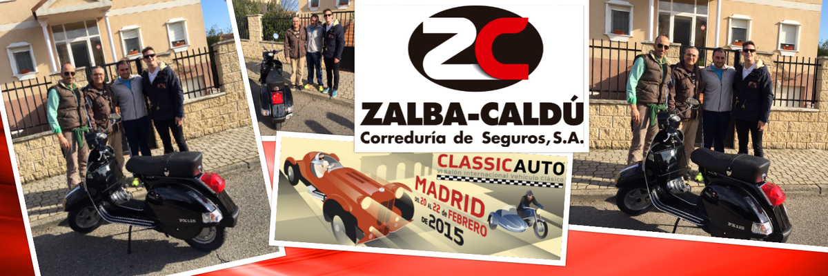 ZalbaCaldu's tweet photo. Entregada nuestra @vespa_es al ganador del sorteo de #ClassicAuto2015.¡¡Enhorabuena y a disfrutarla!! @classicautomad http://t.co/NpFOLVsklL