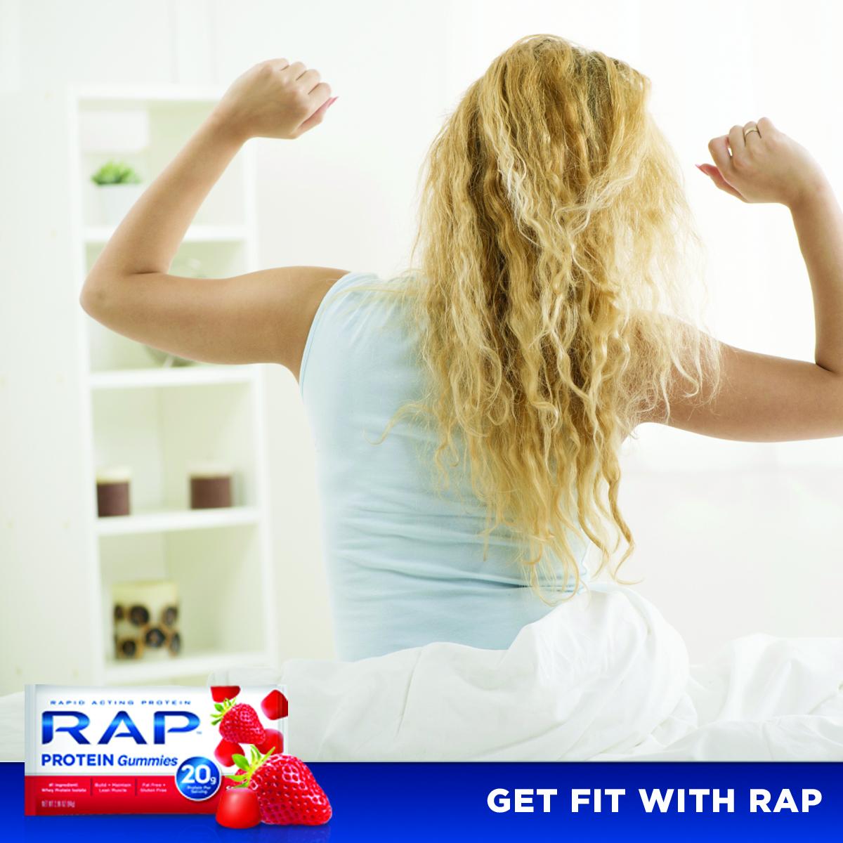 RAPProtein's tweet image. This week, don’t hit the snooze. Get up on that first alarm. More time in the morning means a stress-free day for you