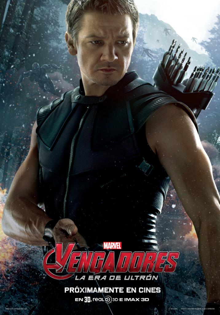 Ojo de Halcón da en el blanco con su nuevo póster oficial de #VengadoresLaEraDeUltrón
