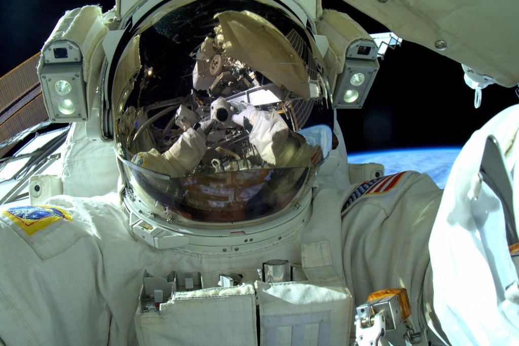 Still thinking about that #awesome #spacewalk yesterday with #AstroButch!