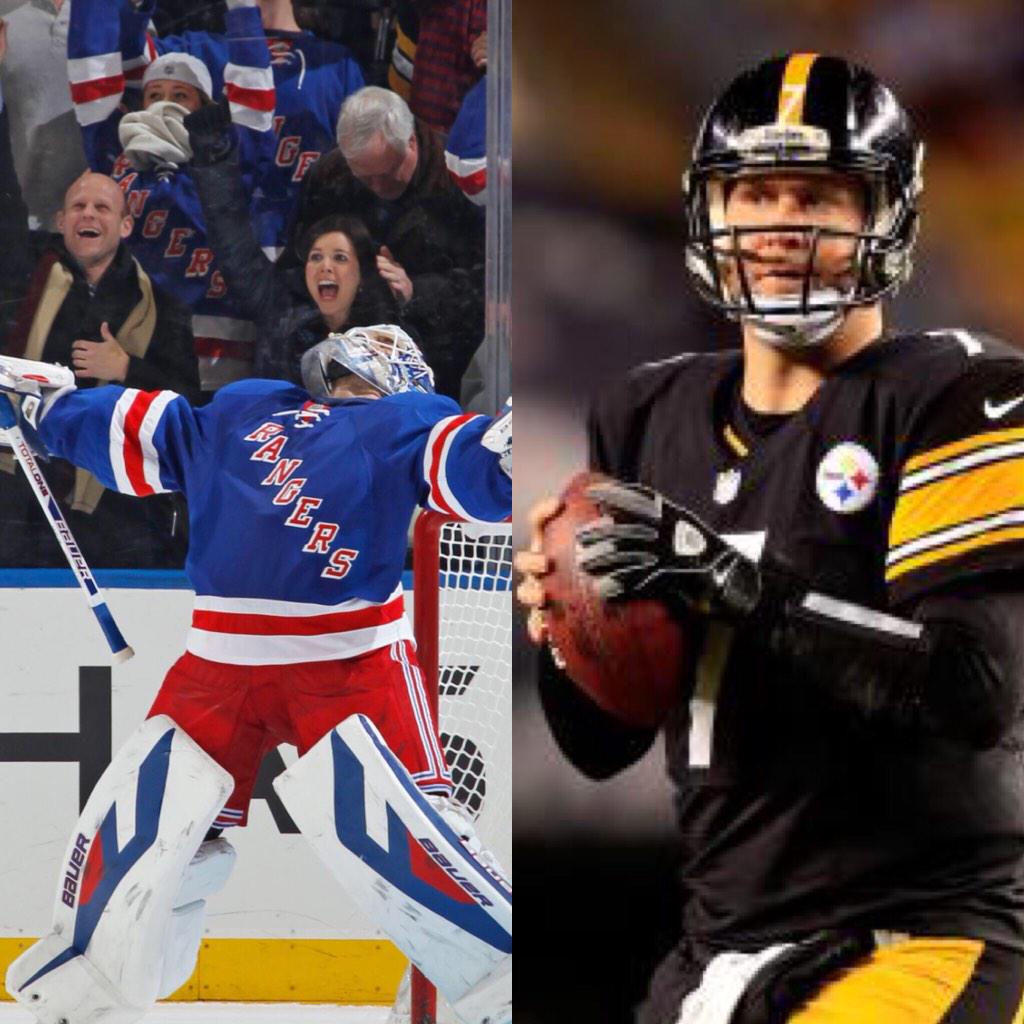 Happy birthday to two of my favorite athletes Ben Roethlisberger and Henrik Lundqvist 