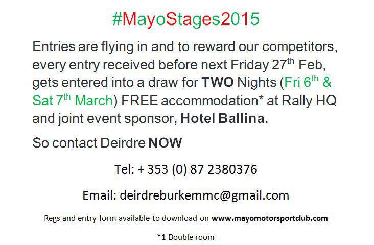 Mayo Motorsport Club (@mayomotorclub) on Twitter photo #MayoStages2015 Remember this.. well Congrats Brendan McAree/Johno Doogan <a href="/MonMotorClub/">Monaghan Motor Club</a> #WinnerWinnerChickenDinner #MayoStages2015 Remember this.. well Congrats Brendan McAree/Johno Doogan <a href="/MonMotorClub/">Monaghan Motor Club</a> #WinnerWinnerChickenDinner