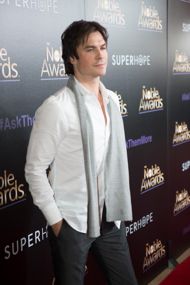 nobleawards's tweet photo. Activism in Film Recipient @iansomerhalder on The Noble Awards Red Carpet #NobleAwards http://t.co/jq1LA9KmLH
