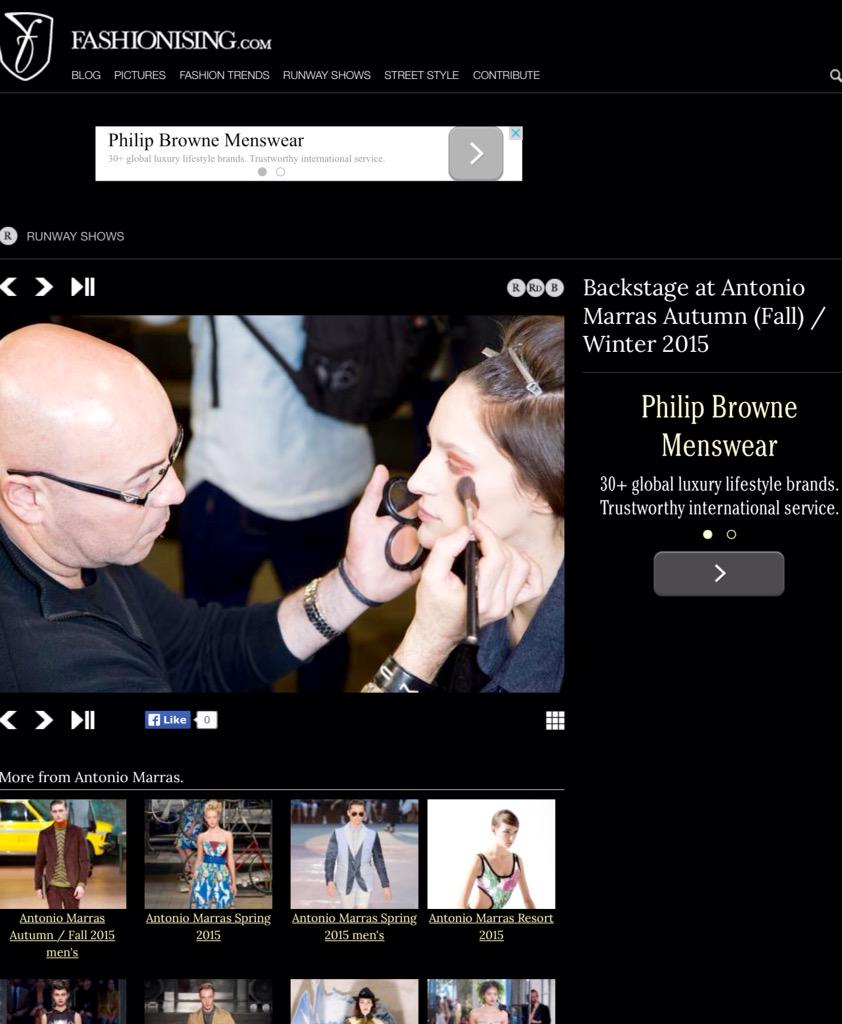 JoseOjedaOfl's tweet image. ANTONIO MARRAS BACKSTAGE. ✨
#MilanFashionWeek#MFW #AntonioMarras #AutumnWinter2015 #MACBacstage #MACCosmetics