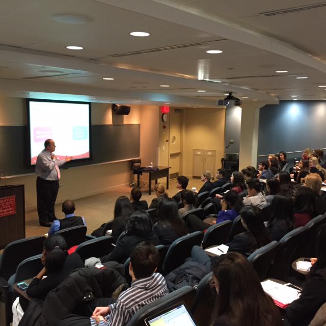 Our own Marc Bruno, President of Sports &amp; Entertainment, spoke with <a href="/BU_Tweets/">Boston University</a> School of Hospitality students today