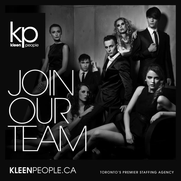 KleenEvents's tweet photo. Kleen People | Toronto's Premier Staffing Agency | Join Our Team Today
http://t.co/YQSw1l9uMM http://t.co/8mLFLvrzqb