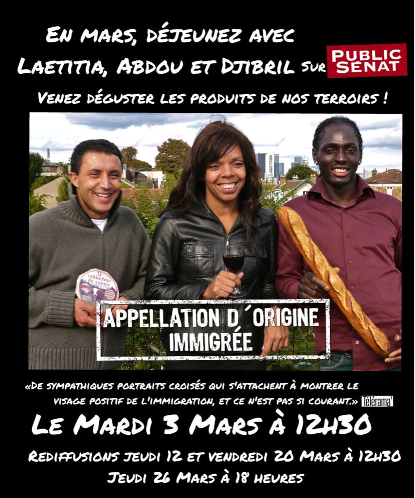 improbableprod's tweet image. #appellation #d'origine #immigrée à partir de demain @publicsenat 
dailymotion.com/video/x2he2sk
VOD
replay.publicsenat.fr/emissions/docu…