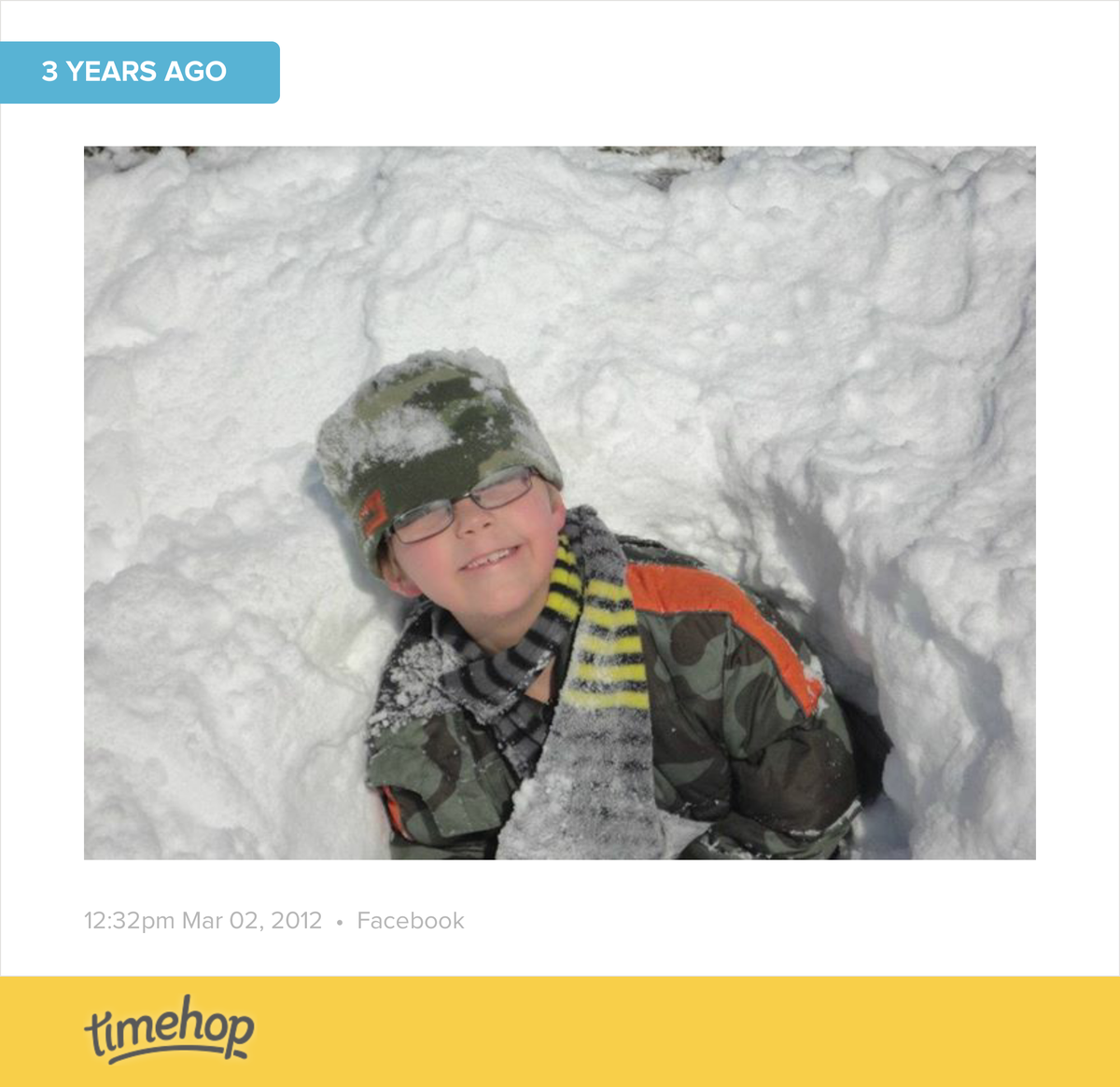 GinaBickers's tweet photo. Exactly 3 years ago today! (via @timehop) http://t.co/NEN3ySQsab http://t.co/m96V4dXK9n