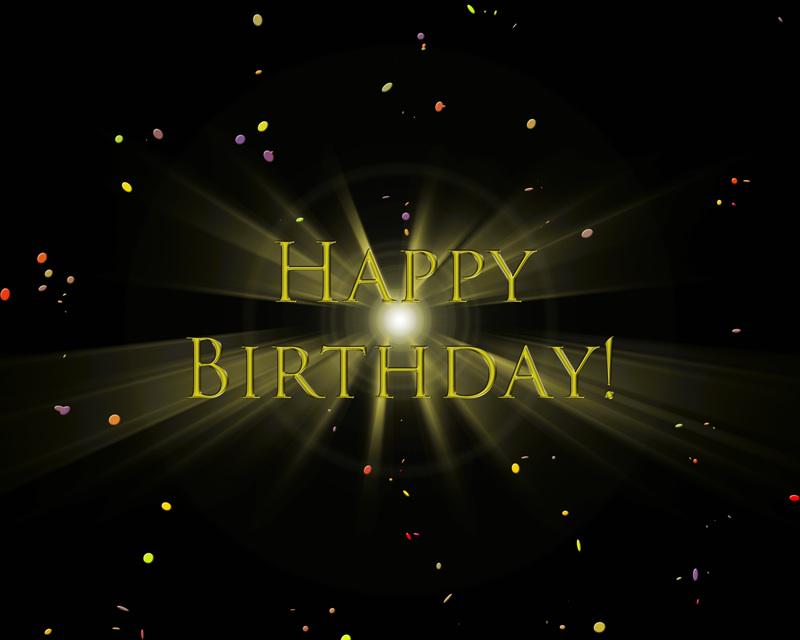  - Happy Birthday!! I hope it\s a great one! 