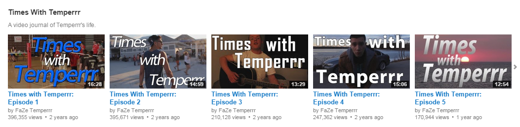 Temperrr's tweet photo. My favorite part about my YouTube channel. My life, in video form.
https://t.co/YPRccFOGRD
#TimesWithTemperrr http://t.co/PTAgM90V0u
