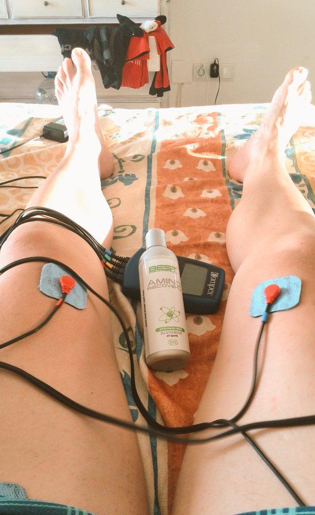 Mijn vrienden voor vandaag:) @ndoesBESTNL #recovery en de #compex #saus #5uurbikeride #mallorca #puigmajor