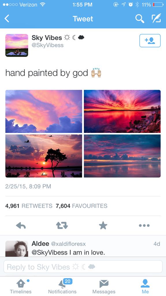 2k17senior's tweet photo. You have to follow @SkyVibess right now! It's my new favorite account on Twitter 😍🙌 http://t.co/VY9pGKtsCO