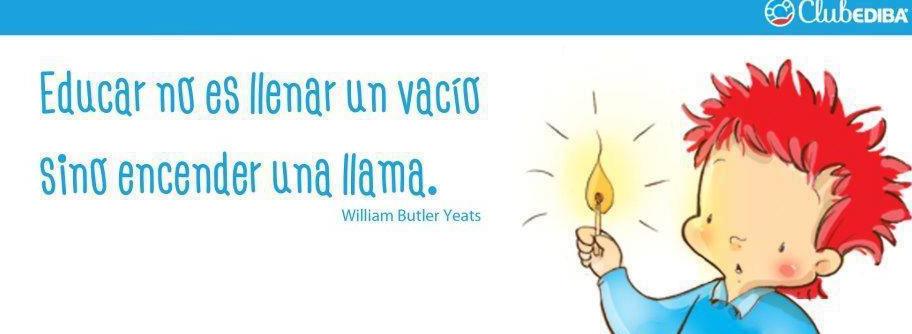 anamesegueer's tweet photo. ''Educar no es llenar un vacío, sino encender una llama'' http://t.co/SRhyT7gh14