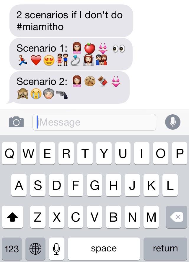 celirayek's tweet photo. Daily texts from @sabzbee #miamithooo #1month http://t.co/CPs2y8fqSd
