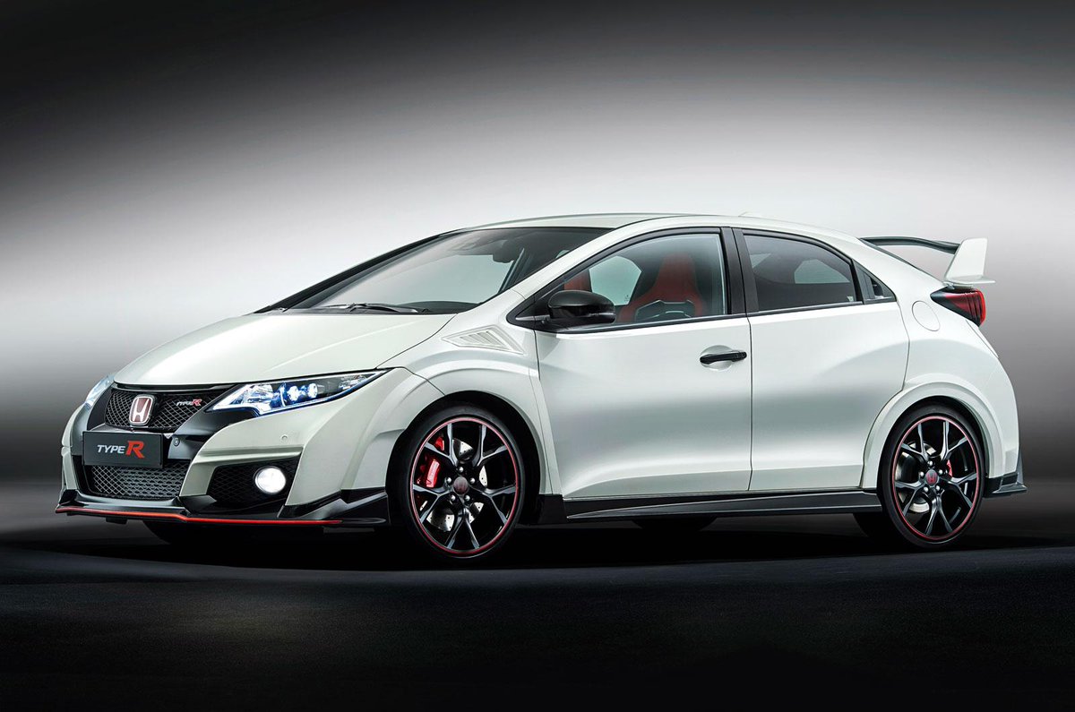 The production version of the Honda Civic Type R, it's finally here. Full details: bit.ly/1DL3aLg