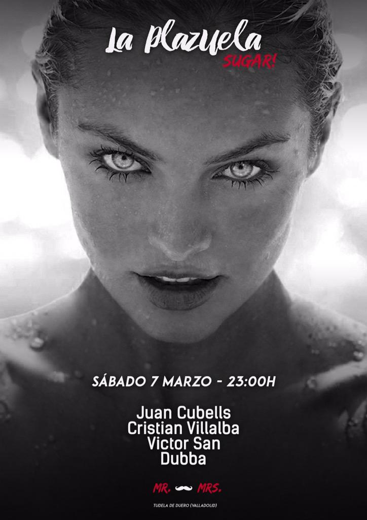 Próximo Sábado 7 de Marzo dsd las 23h.
Mr &amp; Mrs Sugar!!

<a href="/JuanCubells/">Juan Cubells</a> 
<a href="/djvictorsan/">Victor San</a>
<a href="/DubbaTr/">Dubba</a>
@CVillalba_dj
#DontStop