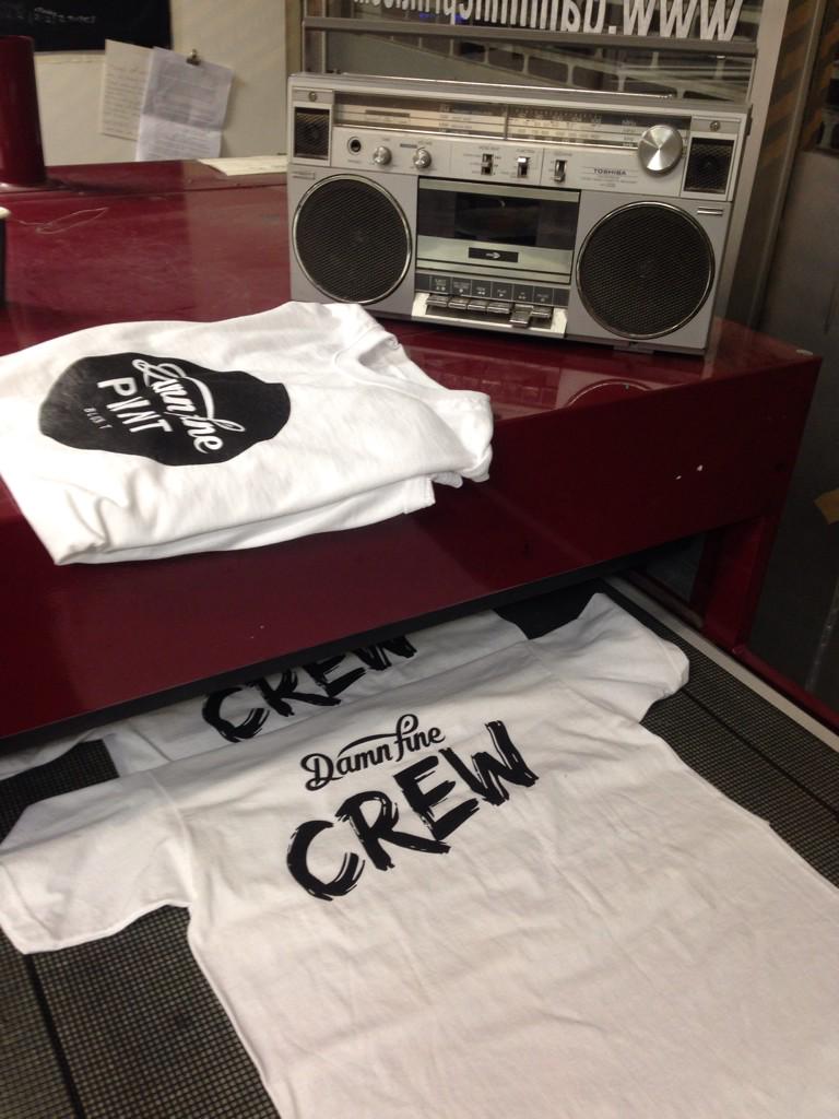 DamnFinePrint's tweet image. Getting all set for @weloveoffset #screenprintedtees #cantwait #OFFSET2015
