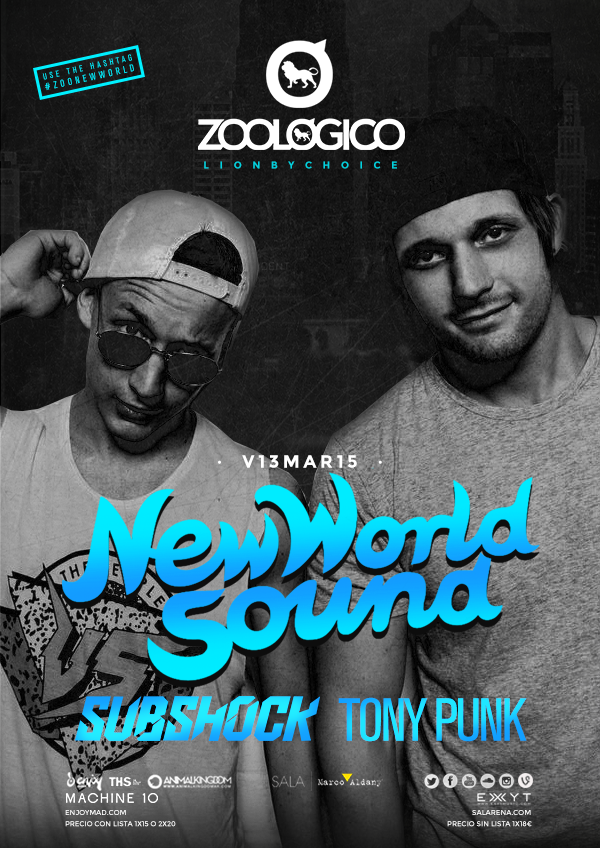 DirtyMonkeyMur's tweet photo. Zoológico Club Madrid presenta a su primer invitado internacional del mes Marzo...NEW WORLD SOUND #v13marzo #zoonws http://t.co/wLSWrrcG1X