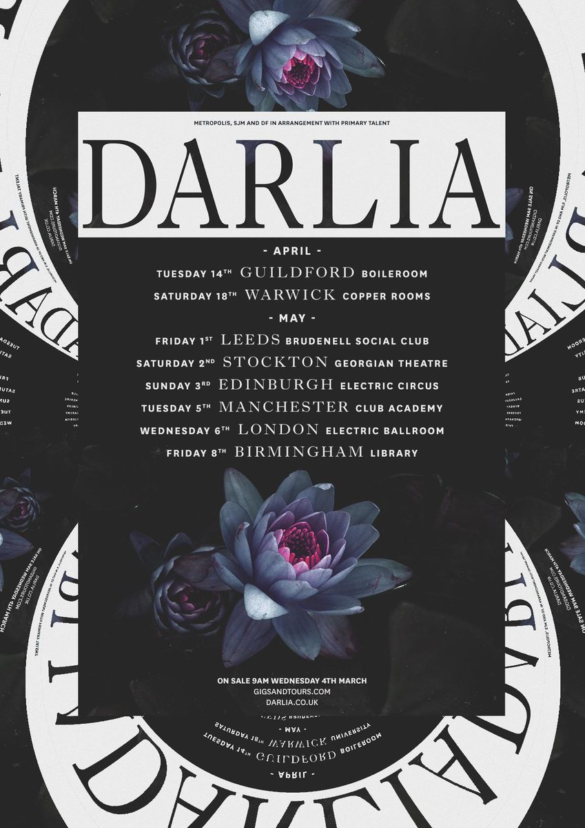 Darlia's tweet photo. We are back on tour in April and May - supporting The Wombats and then more headline dates. Who are we seeing? http://t.co/ysE6SuWgtZ