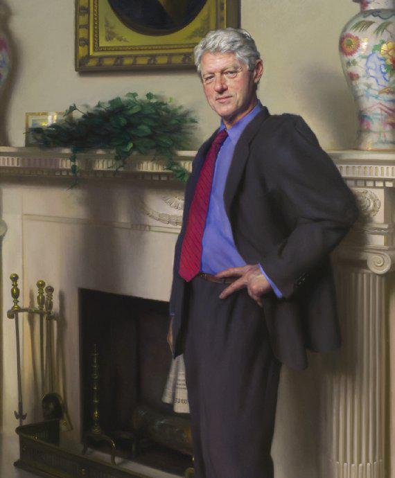 Monica Reference in Clinton's Official Portrait