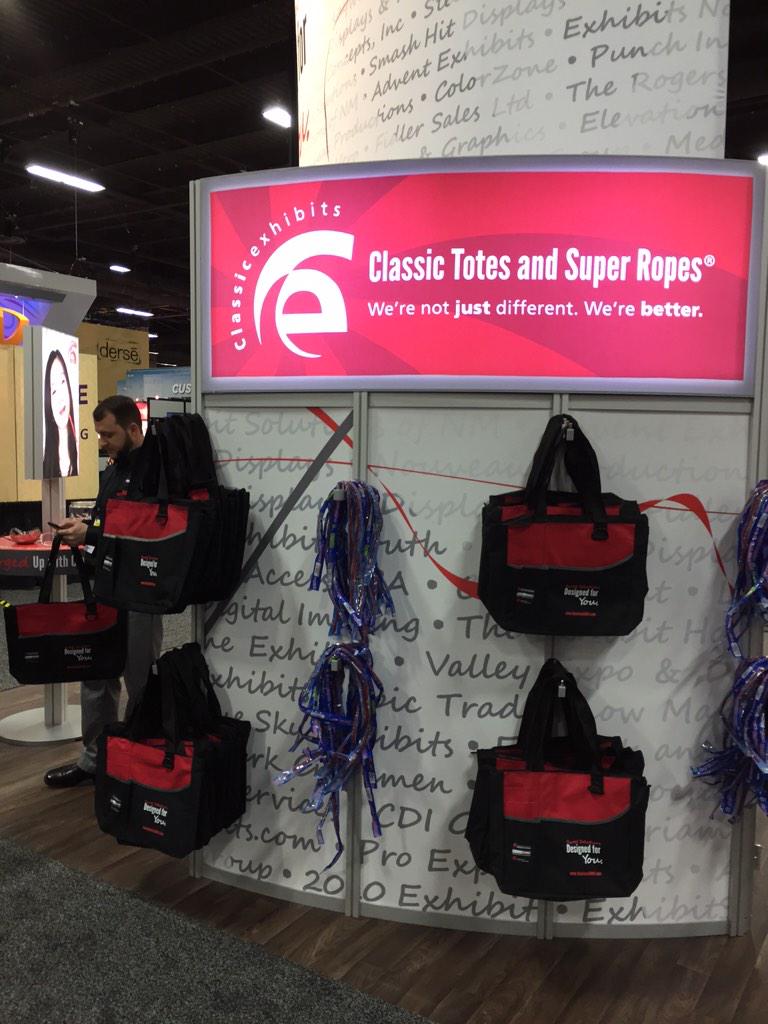 Jen4Classic's tweet photo. Totes &amp; ropes! Visit us @ Booth#1645 http://t.co/G05F2ZrfCm