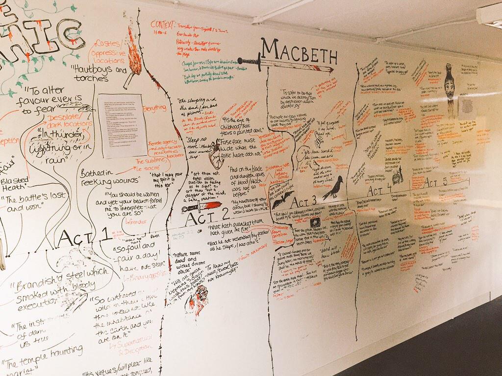 The Writing On The Wall -
Full wall whiteboards in the English classroom @Welly_English staffrm.io/@carlhendrick/…