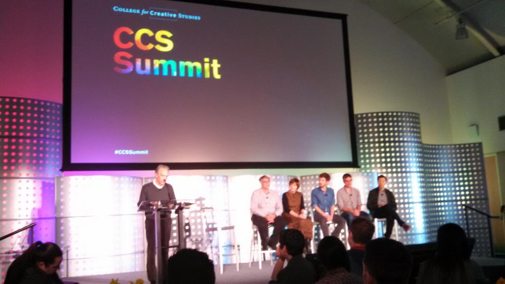 CCS_Detroit's tweet photo. Roundtable with our #ccssummit speakers. Welcome moderator + NEW Chair of CCS MFA Interaction Design, Paul Pangaro. http://t.co/GdqvcSfzRZ