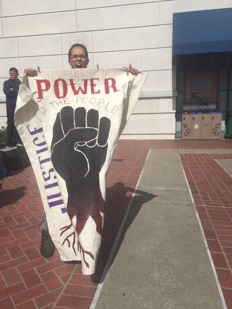SealStudents's tweet photo. To kick off #96HoursOfAction and #FightTheHike, we are protesting the privatization of our land and learning. http://t.co/16XsqoB4jx