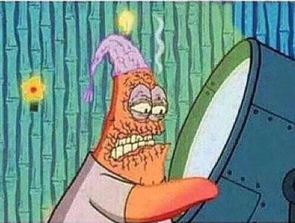 When the brightness all the way up and you check your phone in the middle of the night