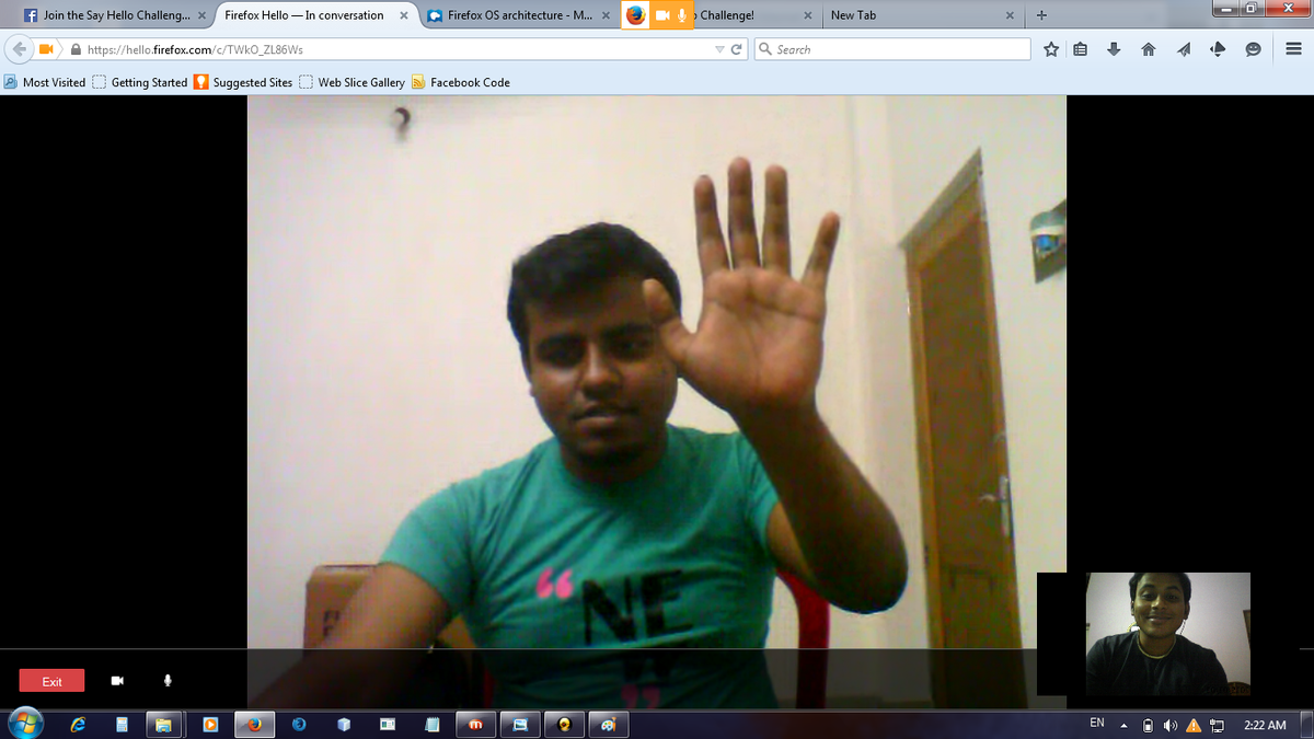 saynn_s's tweet image. “Just connected with @birajkarmakar using #FirefoxHello! 

#mozstudents