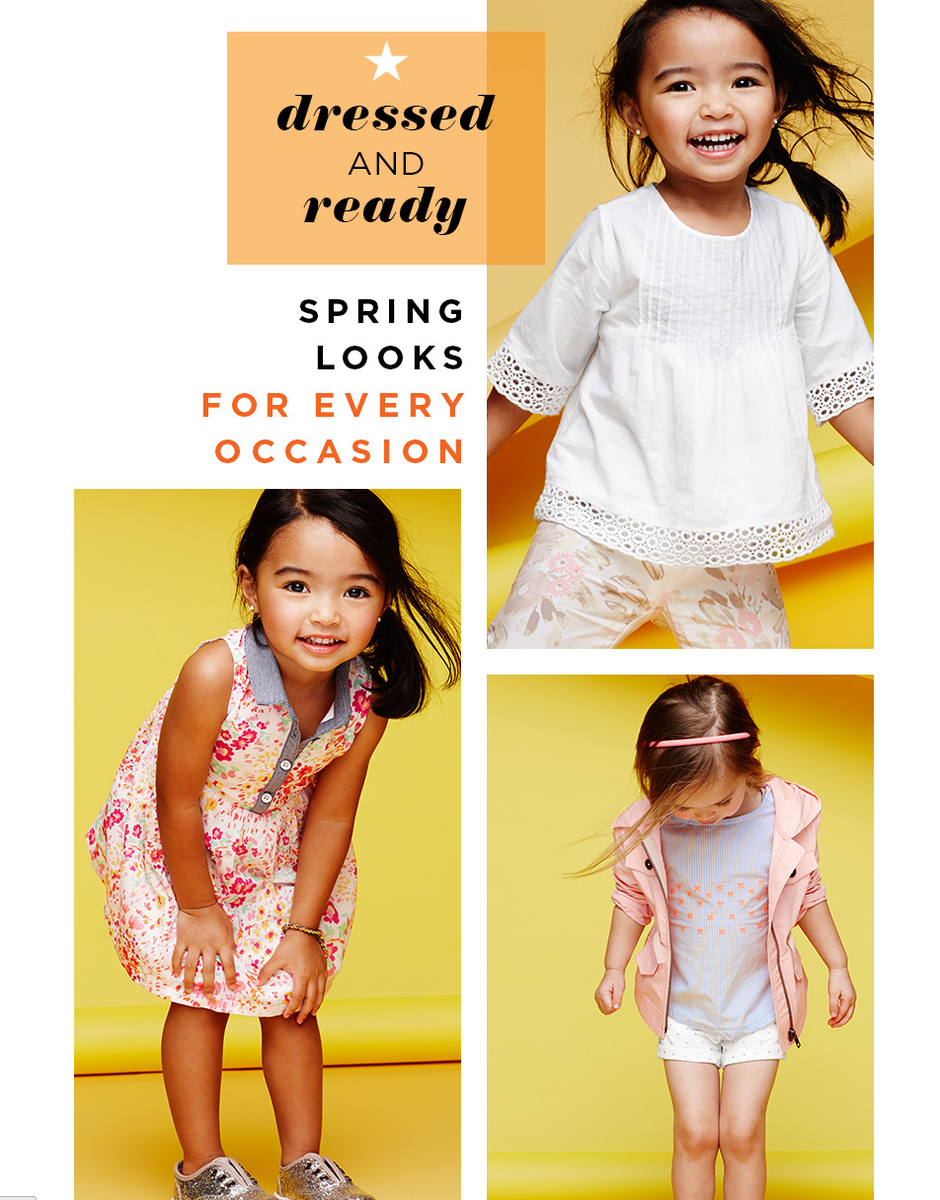 MarlaDellTalent's tweet photo. We LOVE seeing MDT's SOPHIA on the @OldNavy website! #mdtkiddo #kidsprint #oldnavy http://t.co/Y7XAYtCAwn