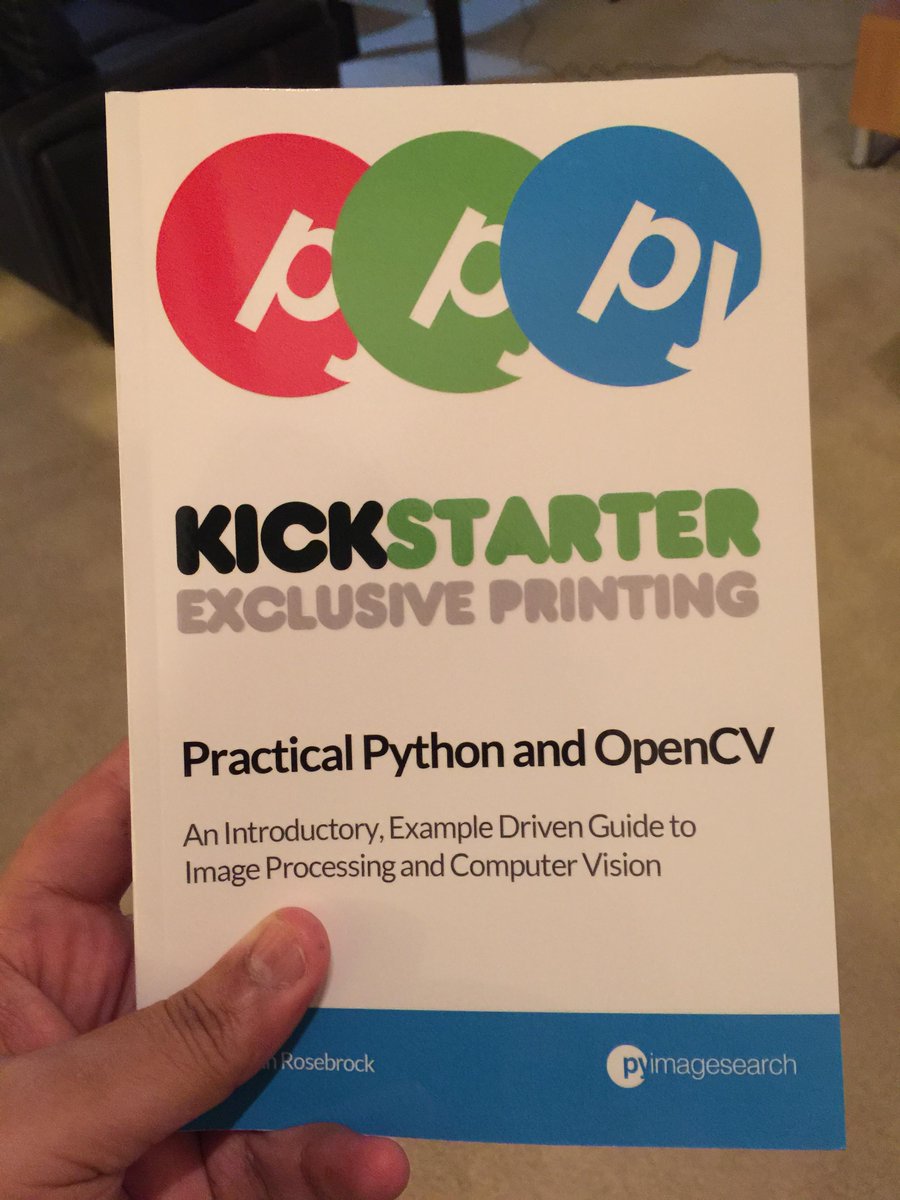 tikurahul's tweet image. Yay. I am really looking forward to read this. #PyImageSearch