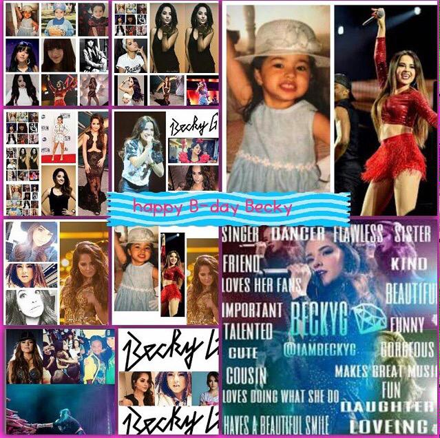 Happy birthday Becky G i hope you saw this in instagram can you see this please 