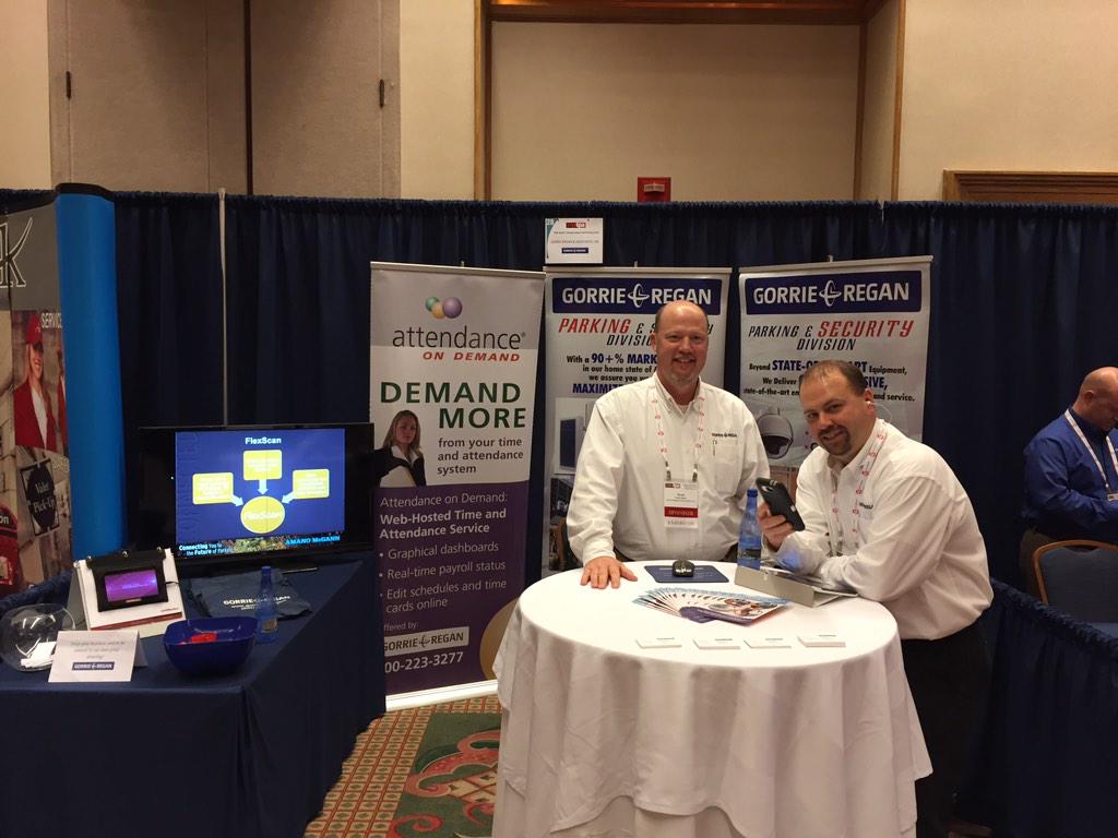 markgorrieregan's tweet image. Kent and Kevin taking care of the @gorrieregan booth for @mstpa. #parking #security