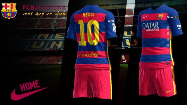 ActuFoot_'s tweet photo. Les probables maillots du FC Barcelone pour la saison 2015/16 ! http://t.co/b26ELEZkG6