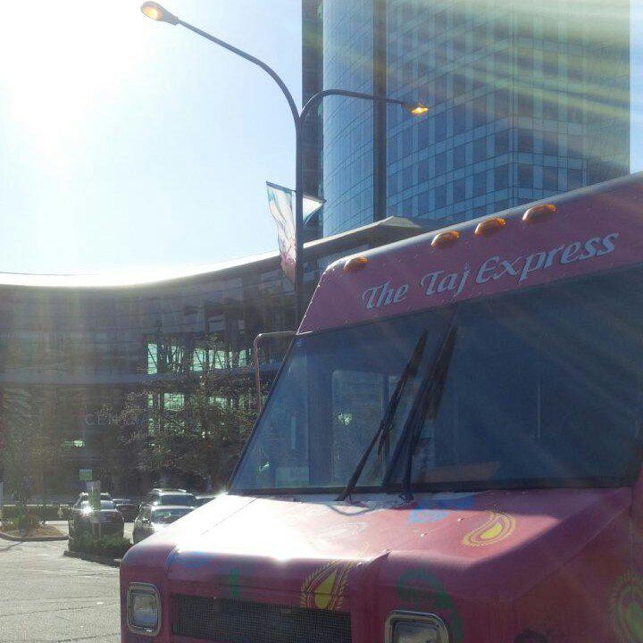 We're back @ Central City skytrain station! Come get your indian food fix! Show your student card for a special deal!